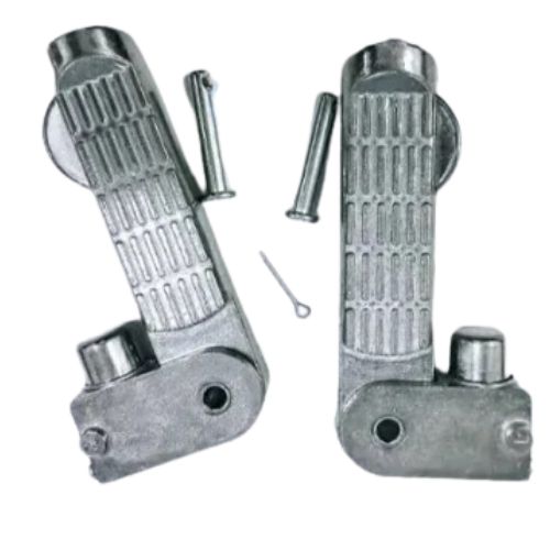 Wholesale GENTS FOOTREST PUSH SILVER (198) - Low Speed Scooty & EV Parts UP East